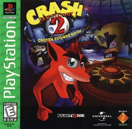 Crash Bandicoot 2 Cortex Strikes Back [Greatest Hits] Playstation 1 USED