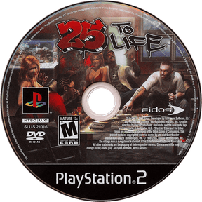 25 to Life Playstation 2 LOOSE - Video Games - Playstation 2