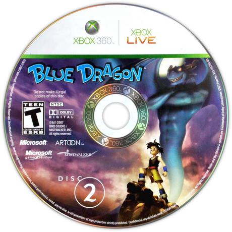 Blue Dragon XBOX 360 LOOSE