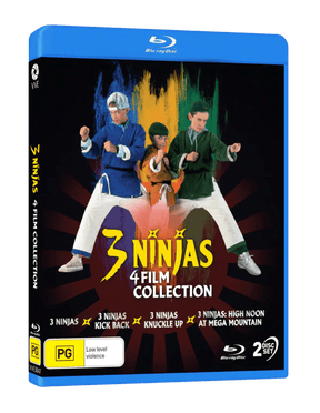 3 Ninjas: 4 Film Collection (Region Free) - New Blu - Ray