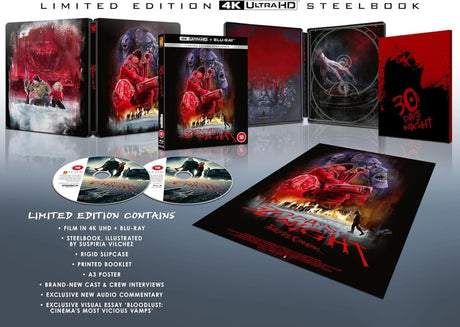 30 Days of Night (4K UHD, Limited Edition Steelbook, Region Free) - New 4K UHD