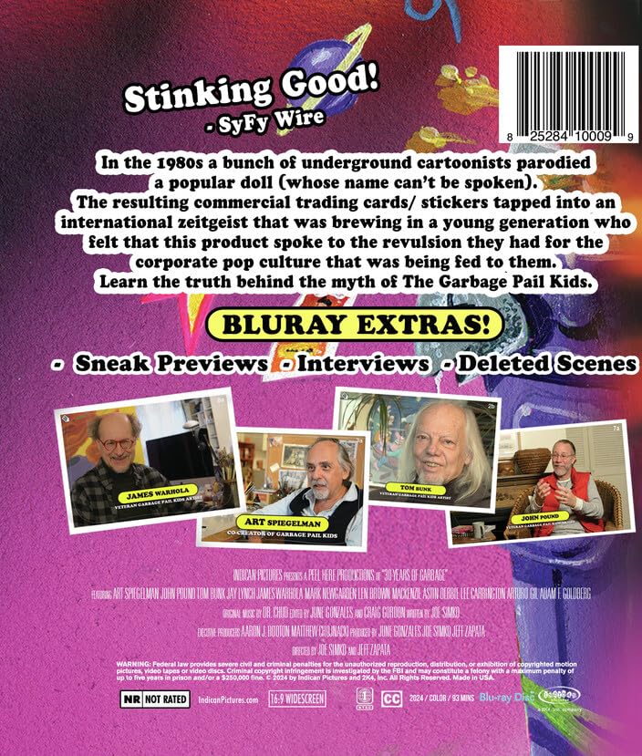 30 Years Of Garbage: The Garbage Pail Kids Story - New Blu - Ray