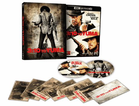 3:10 To Yuma (2007) (4K UHD/Blu - Ray, Limited Edition w/Lenticular Hardcase, Region Free) - New 4K UHD