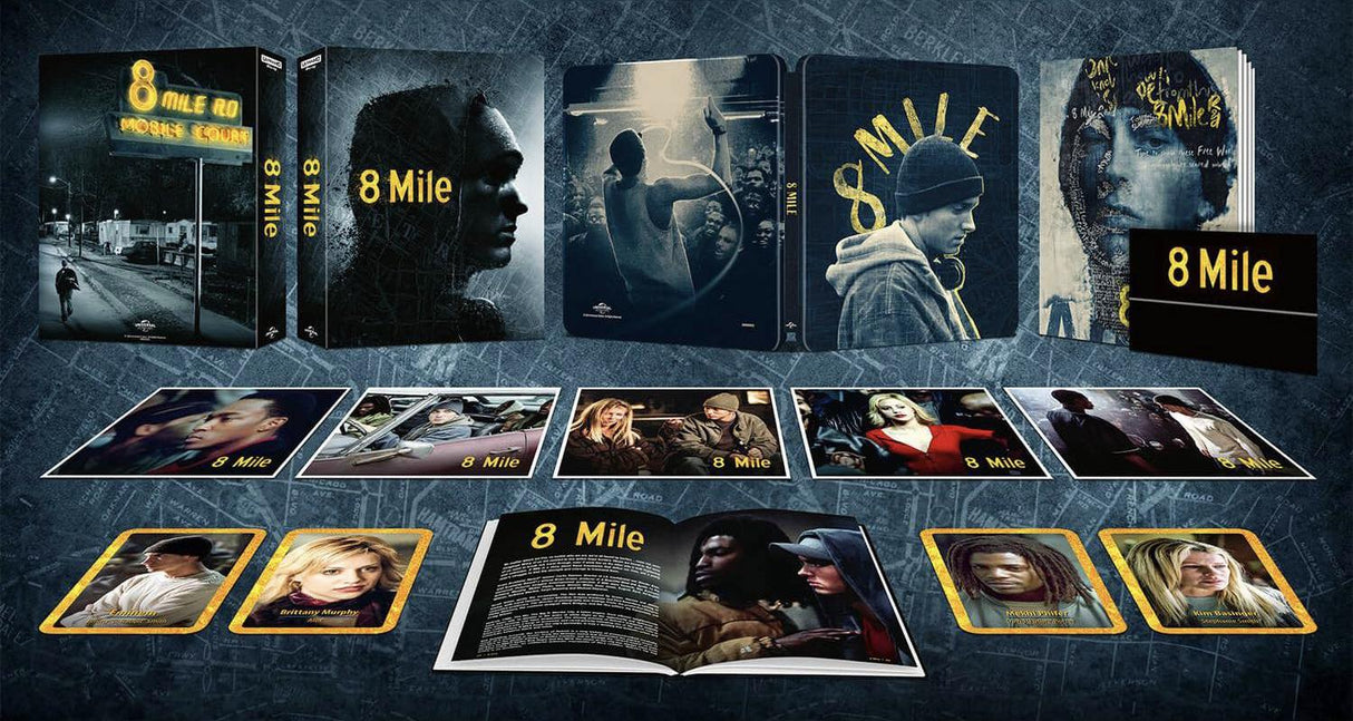 8 Mile (4K UHD, Limited Collector's Edition Steelbook, Region Free/B)
