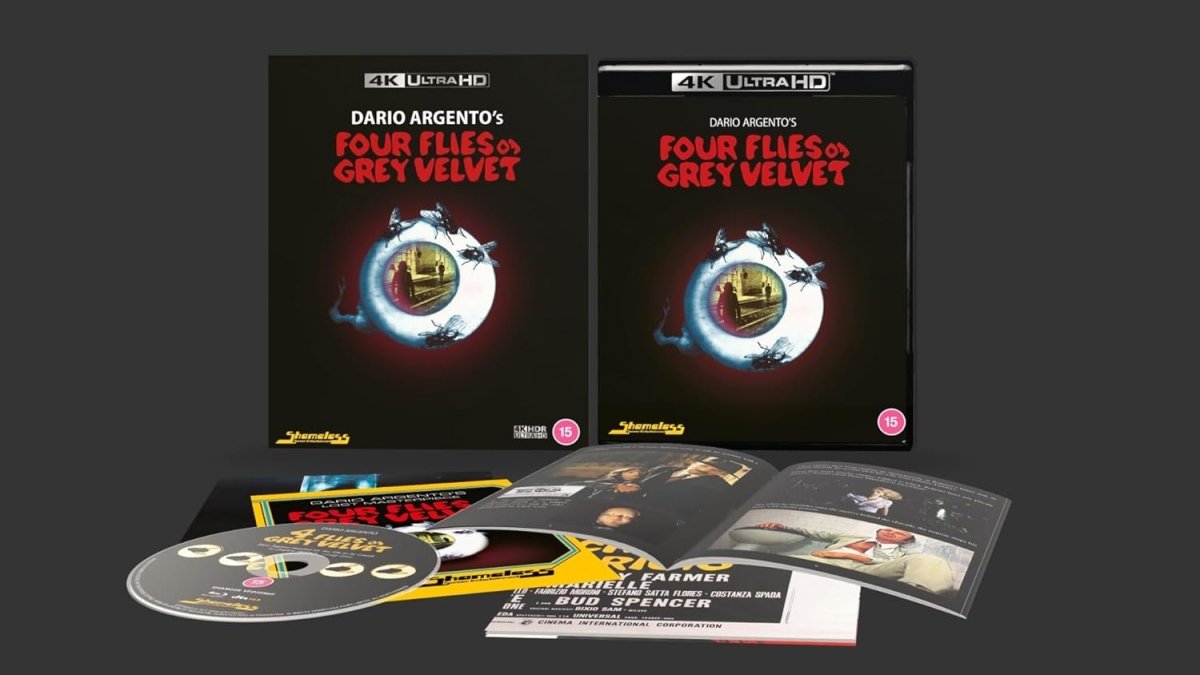 4 Flies on Grey Velvet (4K UHD, Limited Collector's Edition, Region Free)