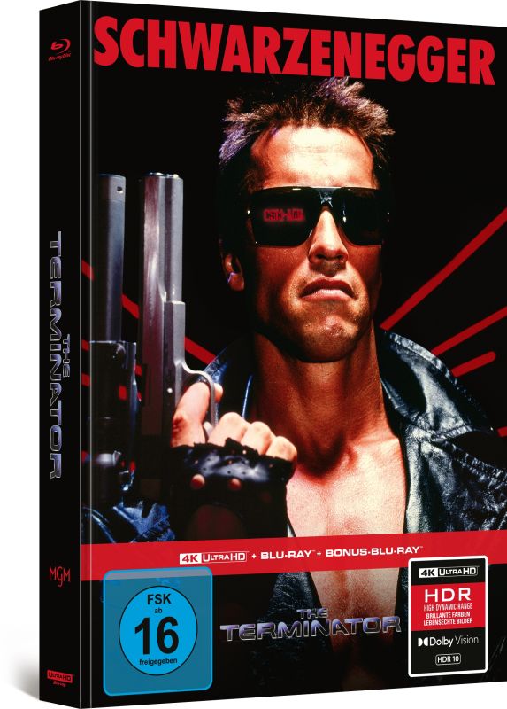 The Terminator (4K UHD, Capelight LE Mediabook, Region Free/B) Cover A