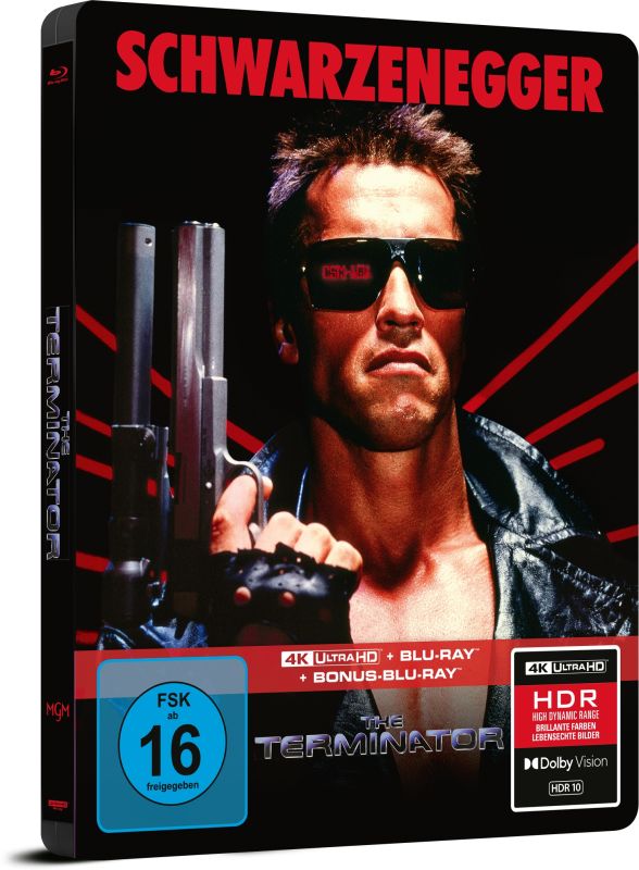 The Terminator (4K UHD, Capelight LE Steelbook, Region Free/B) Cover A