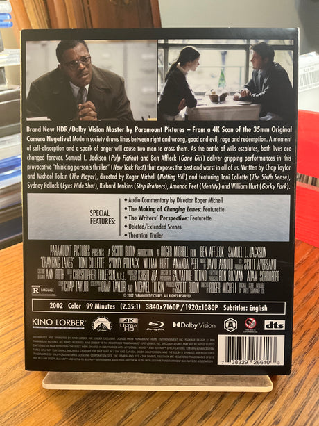 Changing Lanes (4K UHD) w/SLIP USED