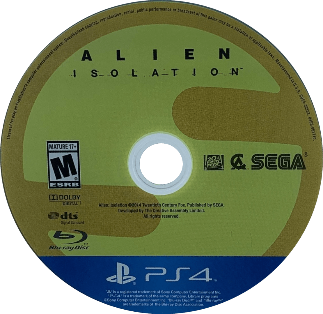 Alien Isolation Playstation 4 LOOSE