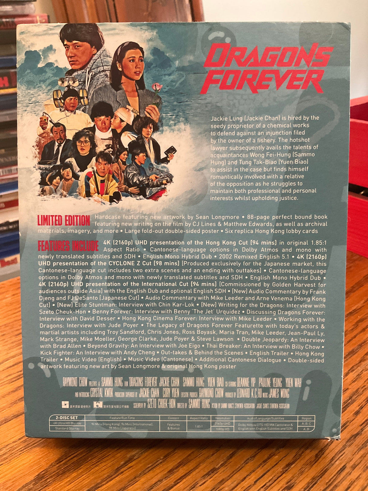 Dragons Forever (4K UHD, Limited Edition) w/HARDCASE USED