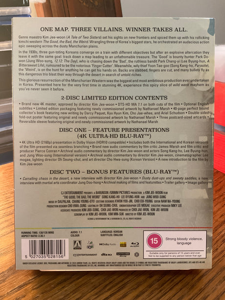 The Good, The Bad, The Weird (4K UHD, UK Limited Edition, Region Free/B) USED