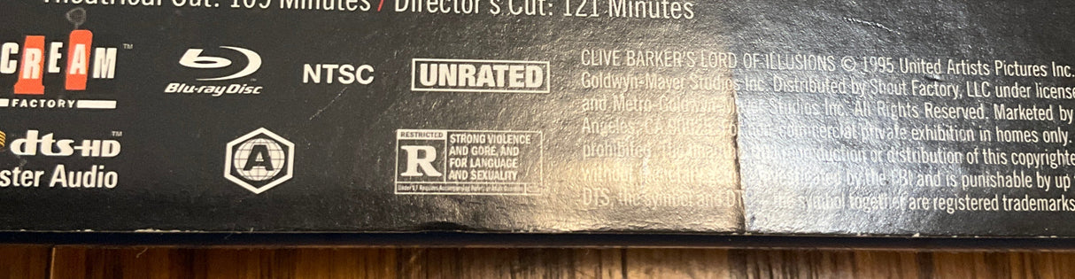 Lord Of Illusions w/SLIP USED