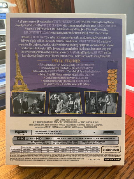 The Lavender Hill Mob (4K UHD, Limited Collector's Edition, Region Free/B) USED