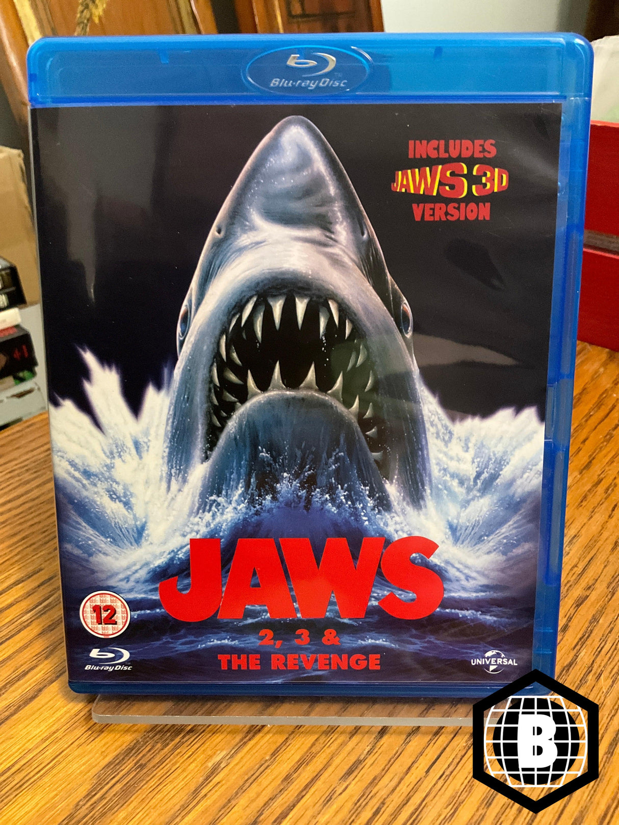Jaws 2, Jaws 3 & Jaws: The Revenge (Region B) *See Note* USED