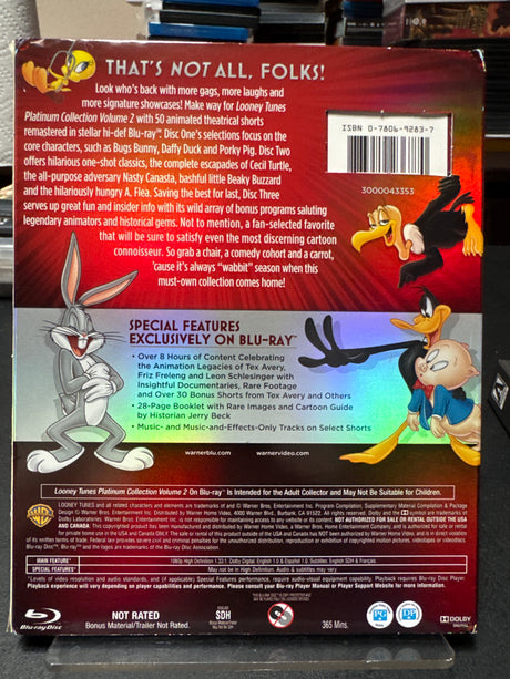 Looney Tunes Platinum Collection Volume Two w/SLIP USED