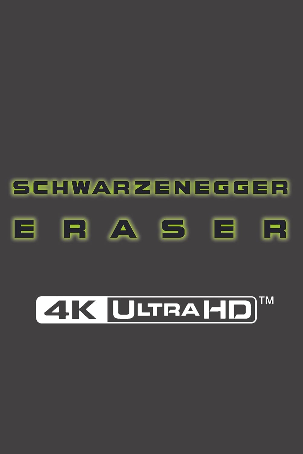 Eraser (4K UHD, Limited Collector's Edition Steelbook, Region Free)