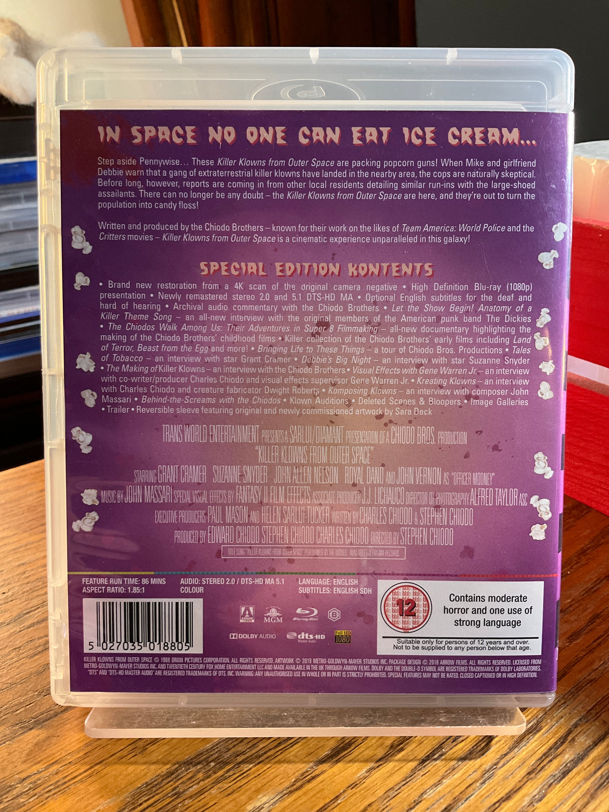 Killer Klowns from Outer Space (Region B) USED