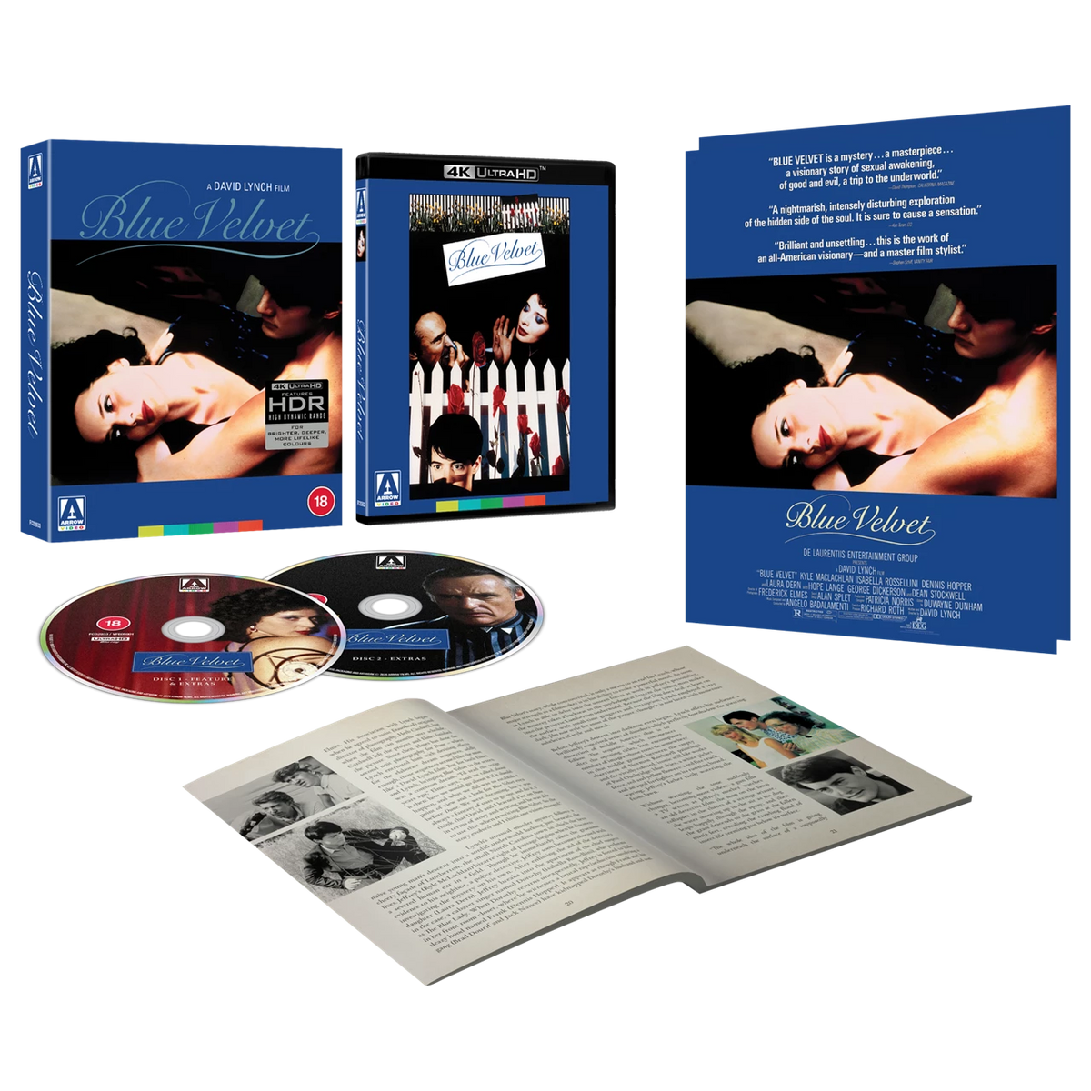 Blue Velvet (4K UHD, Arrow UK Limited Edition, Region Free/B)