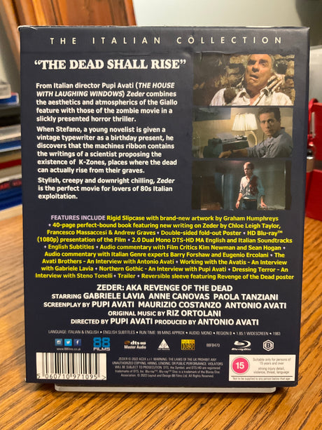 Zeder (Limited Deluxe Collector's Edition, Rigid Slipcase + Poster + Booklet,  Region Free) USED