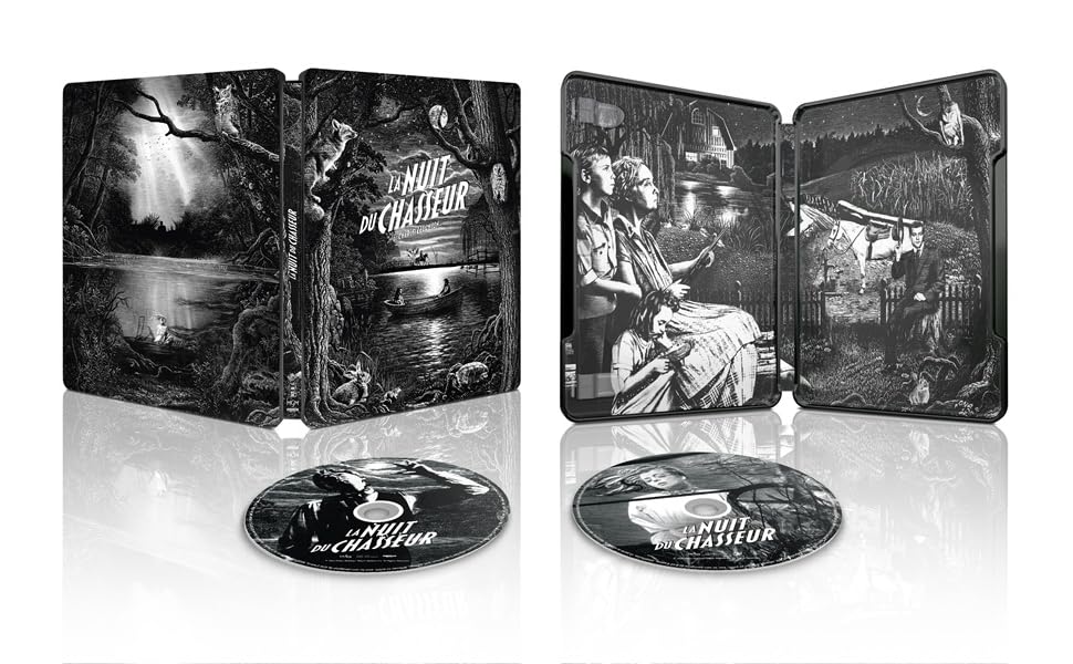 The Night of the Hunter (La Nuit du Chasseur) (4K UHD, Limited French Steelbook, Region Free/B)