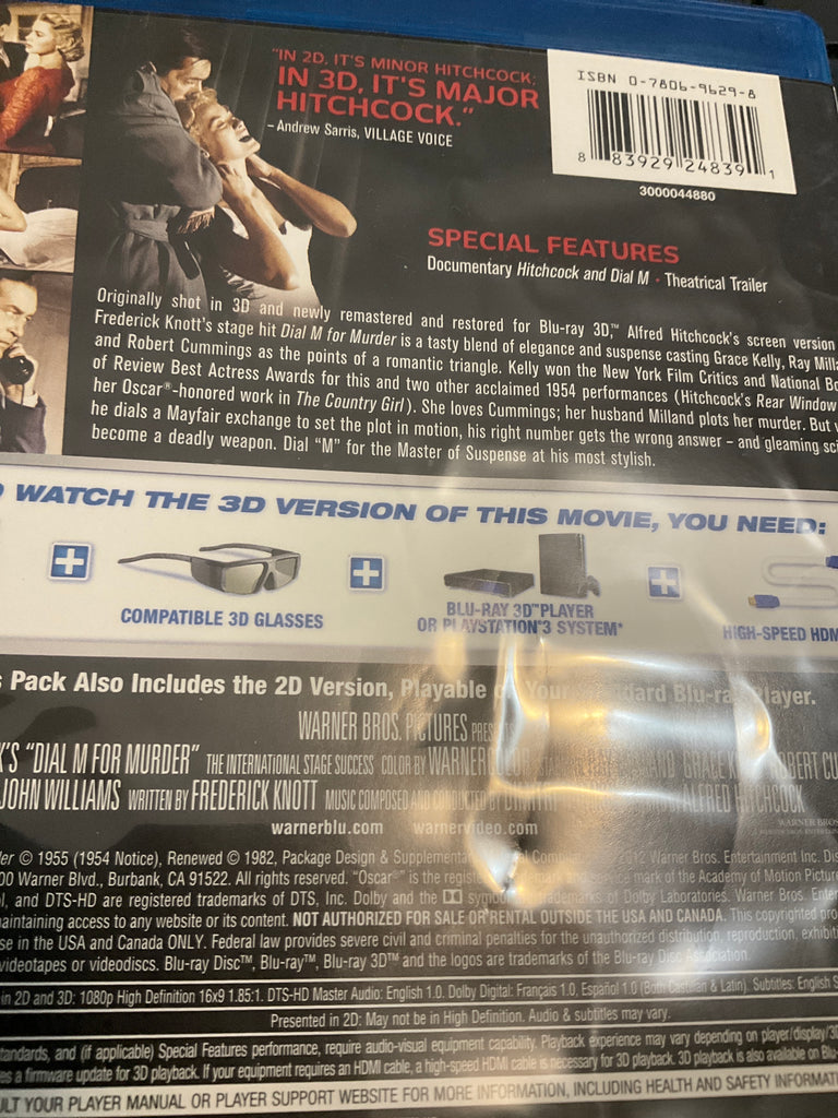 Dial M for Murder 3D USED – Orbit DVD 