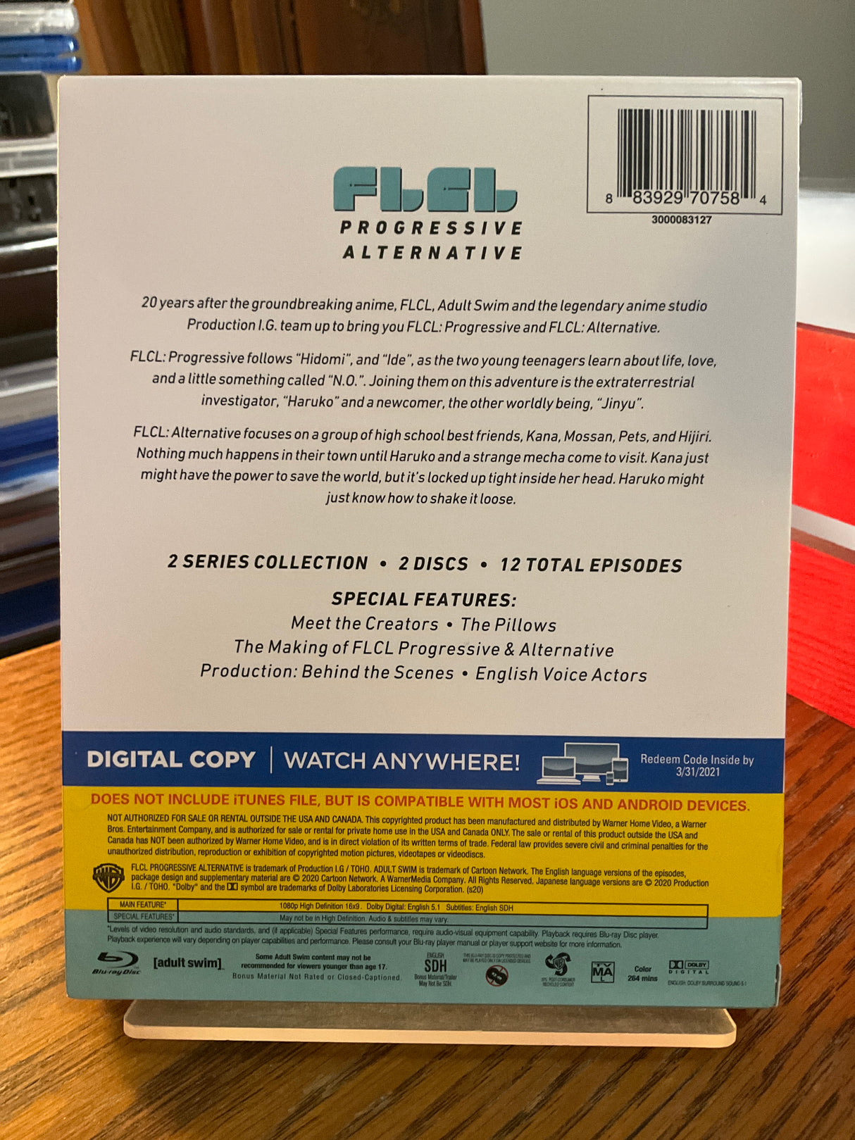 FLCL Progressive / Alternative w/SLIPCASE USED