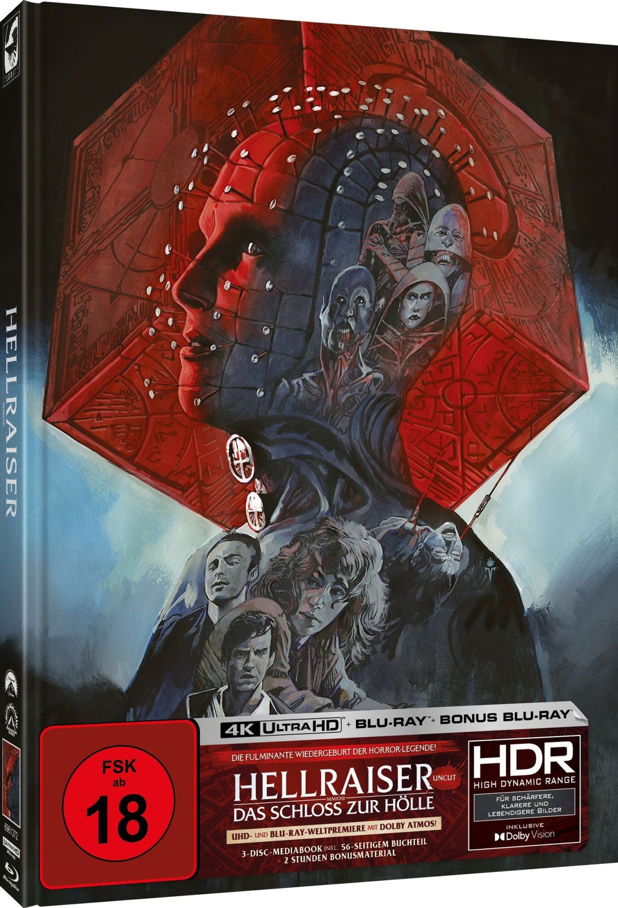 Hellraiser (2022) (4K UHD, Limited Edition Mediabook, Region Free/B) Cover A