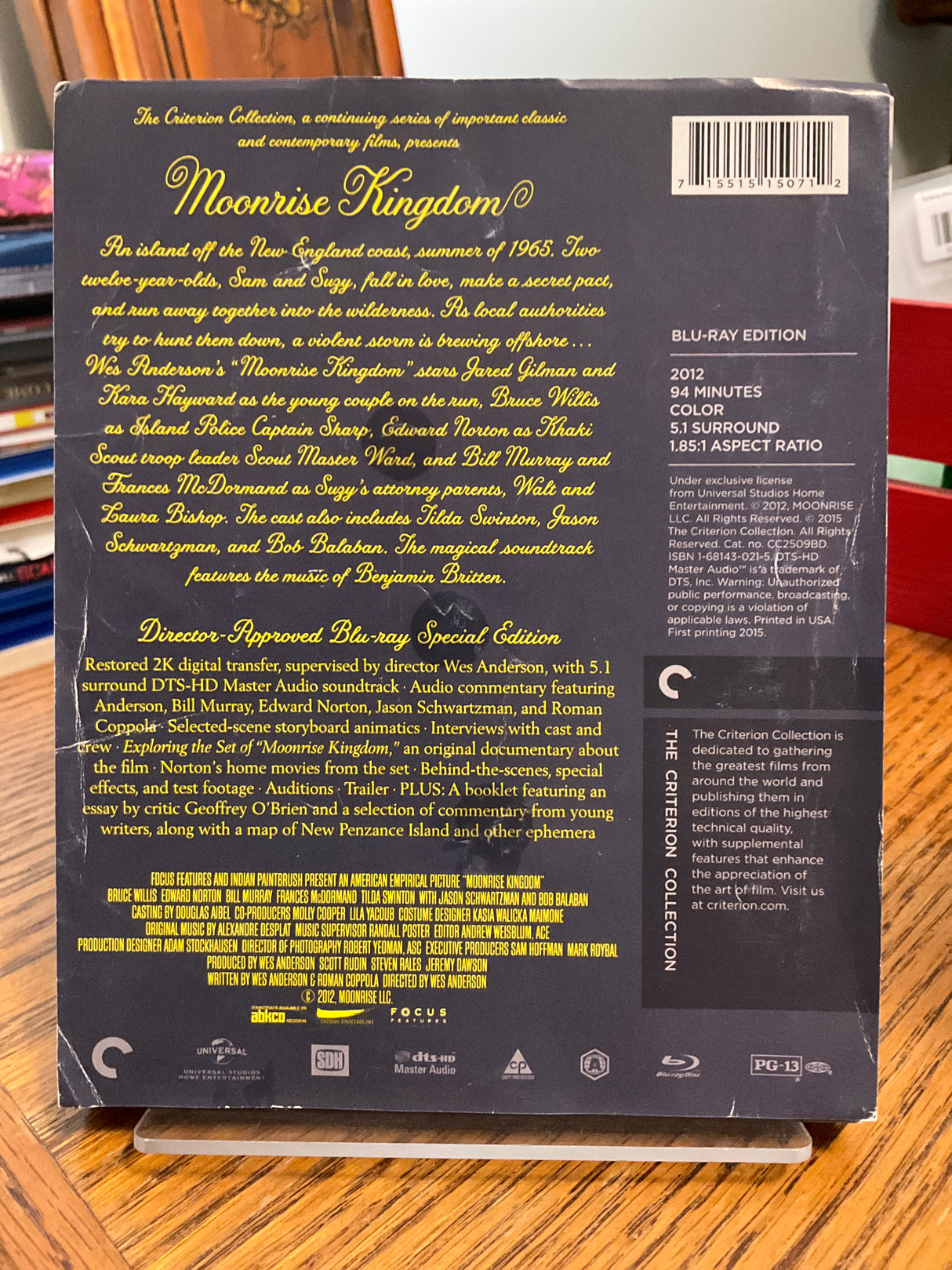 Moonrise Kingdom (#776) w/SLIPCASE USED
