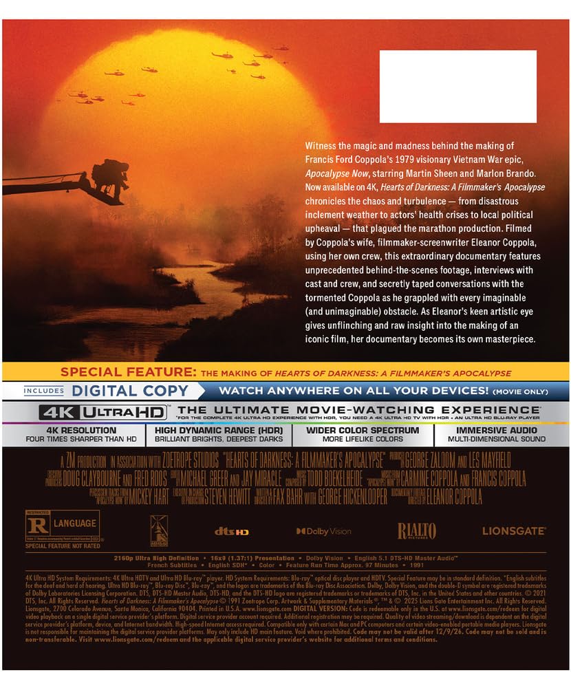 Hearts Of Darkness (4K UHD) – Orbit DVD