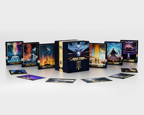 Star Trek: The Original Motion Picture Collection (4K UHD, UK Steelbook Library Case, Region Free)