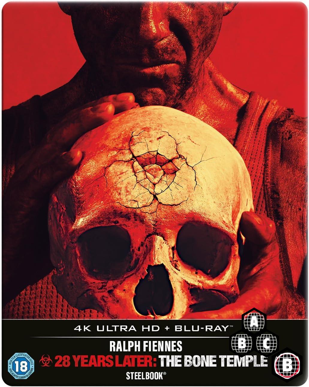 28 Years Later: The Bone Temple (4K UHD, Limited Edition Steelbook, Region Free/B) *see note
