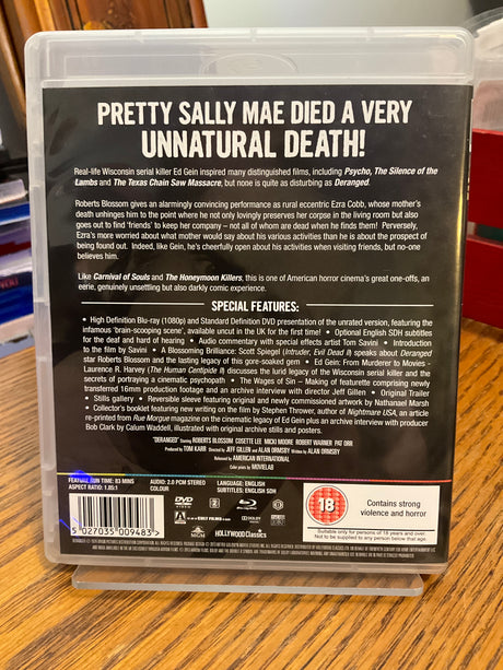 Deranged: Confessions of a Necrophile (REGION B) USED