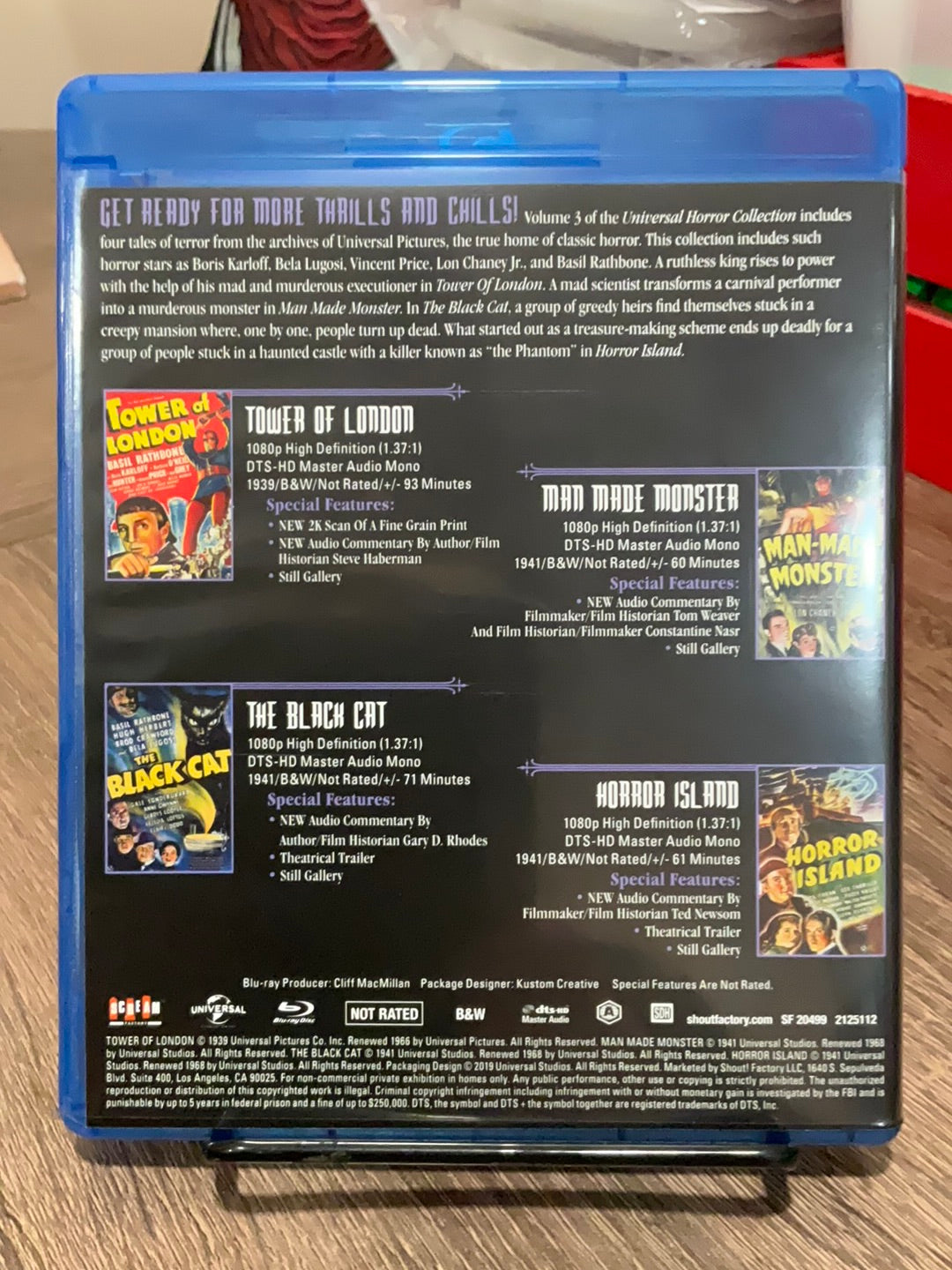 Universal Horror Collection Volume 3 *SEE NOTE*