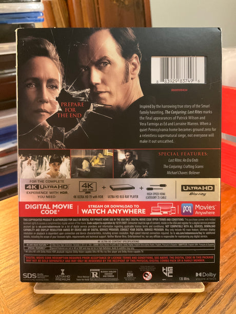 The Conjuring: Last Rites (4K UHD) w/SLIP USED