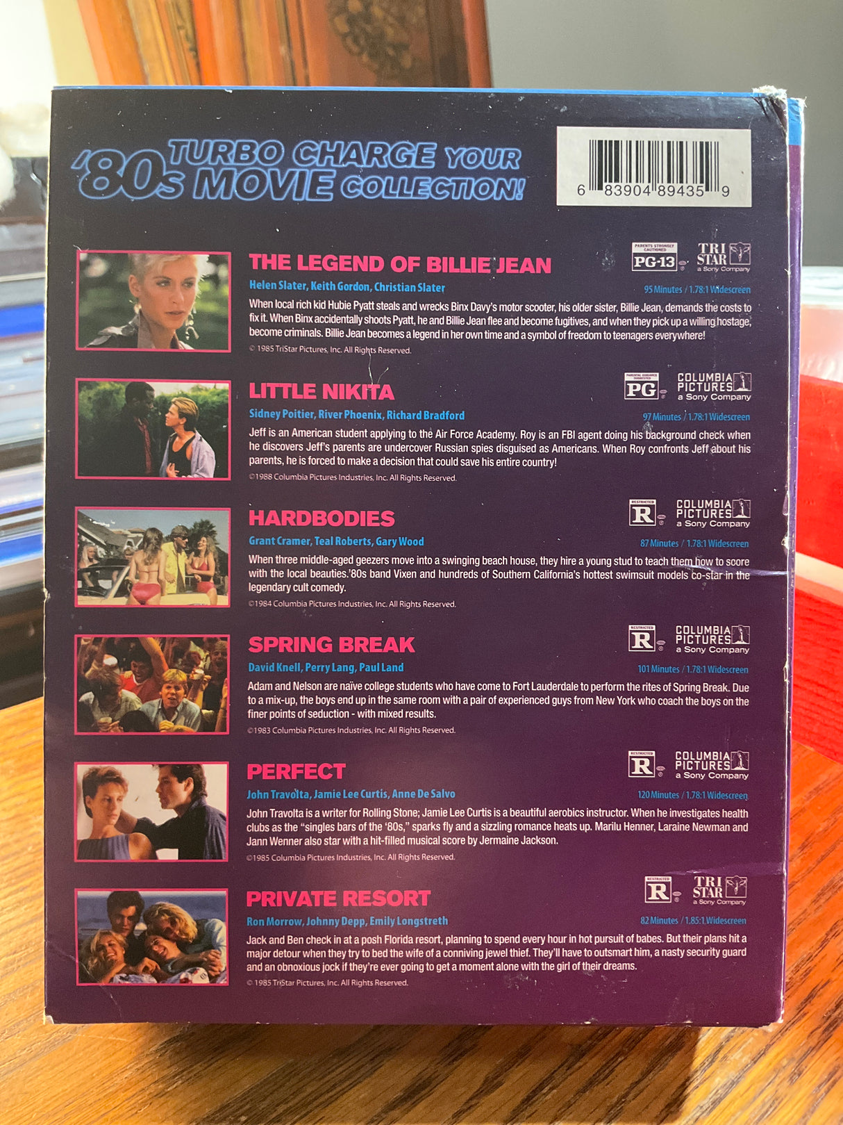 80's Overdrive - 6 Movie Collection USED
