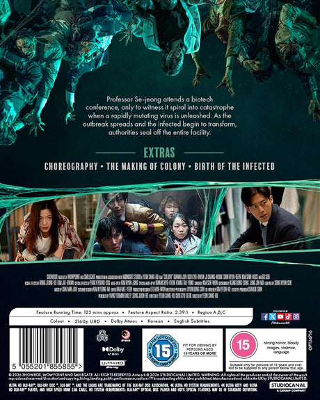 Colony (4K UHD, StudioCanal, Region Free) w/SLIP