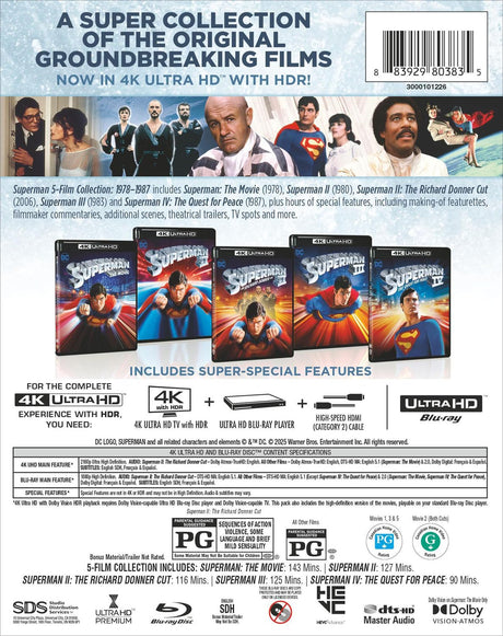 Superman 5-Film Collection (4K UHD)