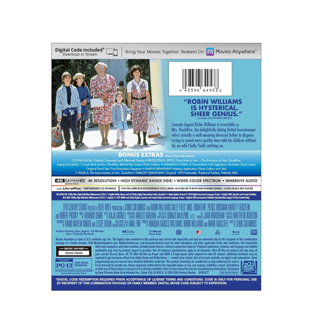 Mrs. Doubtfire (4K UHD)