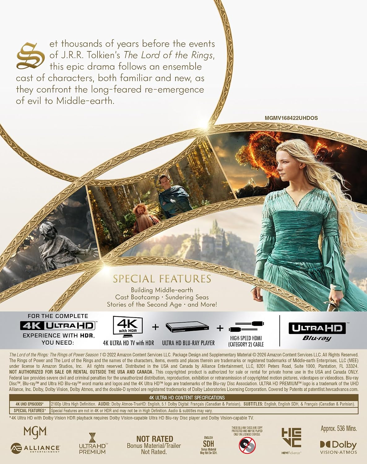 The Lord of the Rings: The Rings of Power - Season 1 (4K UHD)