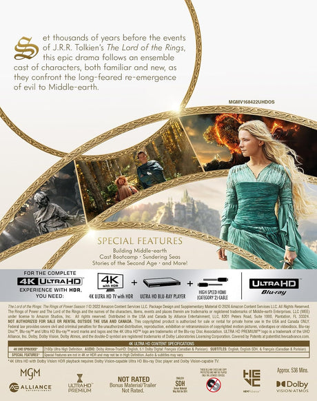 The Lord of the Rings: The Rings of Power - Season 1 (4K UHD)