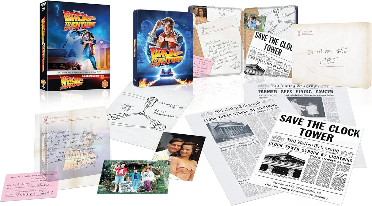 Back to the Future (4K UHD, Limited Collector's Edition Steelbook, Region Free/B)