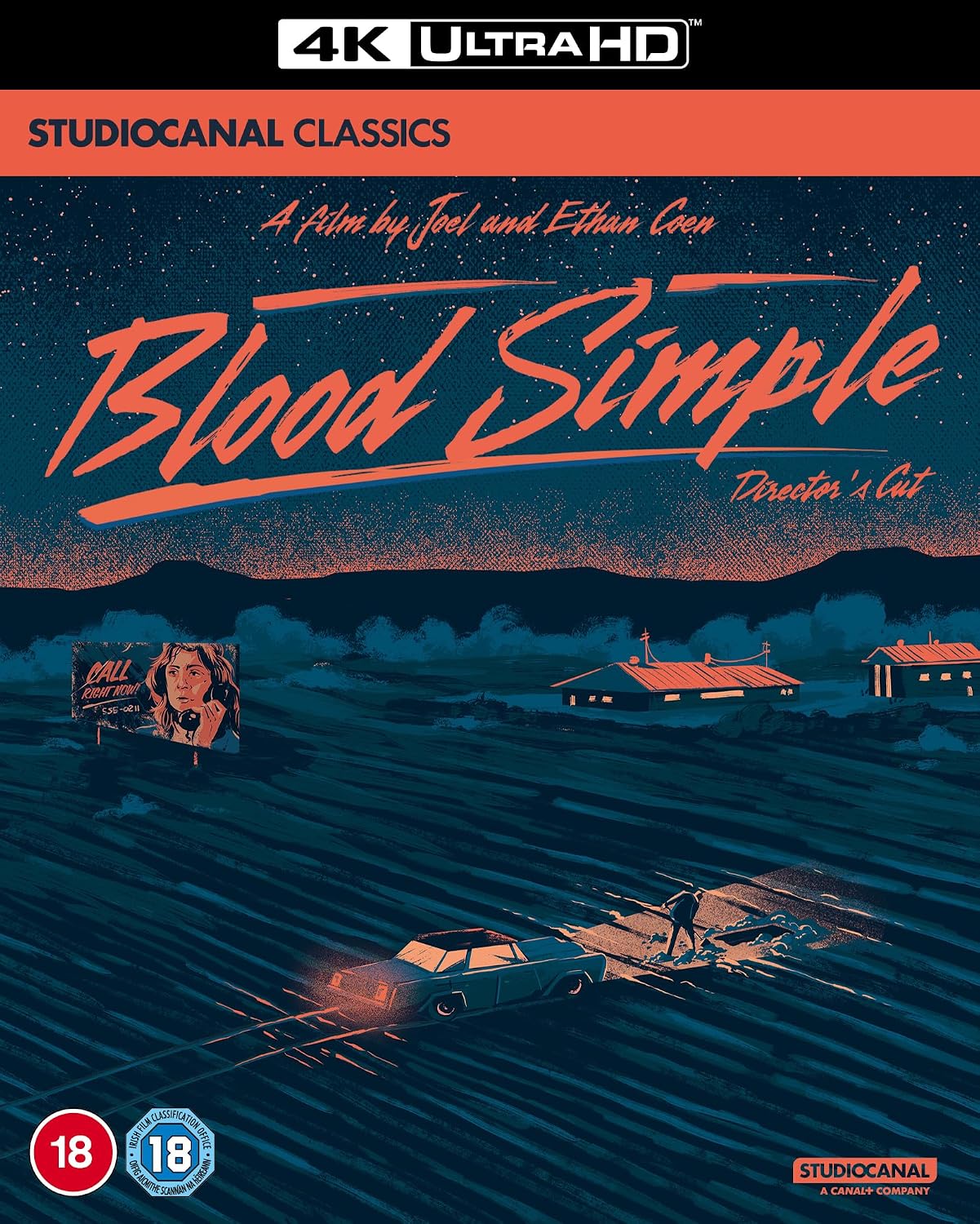 Blood Simple (4K UHD, StudioCanal UK, Region Free)