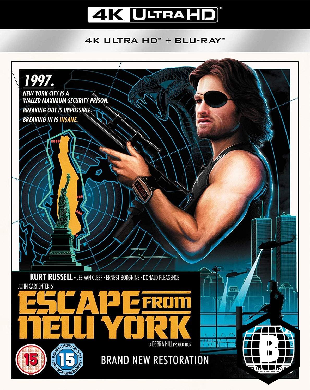 Escape from New York (4K UHD, Region B)