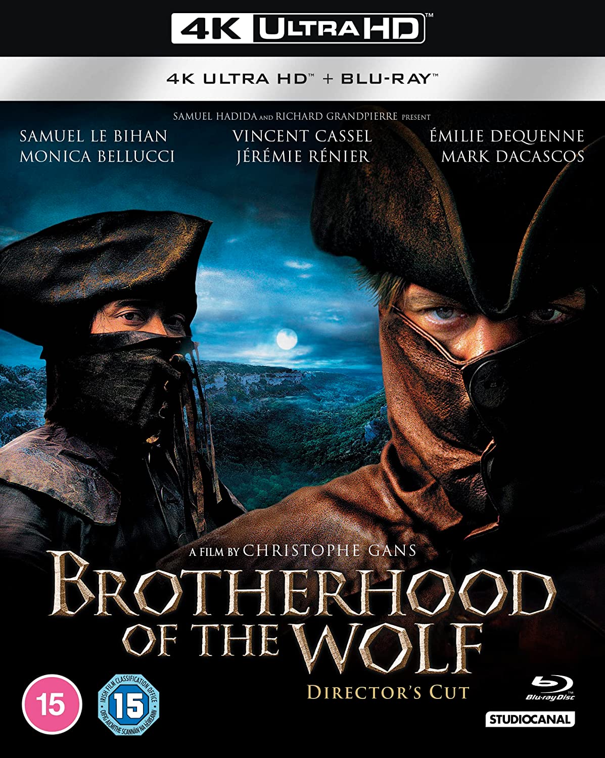 Brotherhood of the Wolf (4K UHD, StudioCanal UK, Region Free/B)