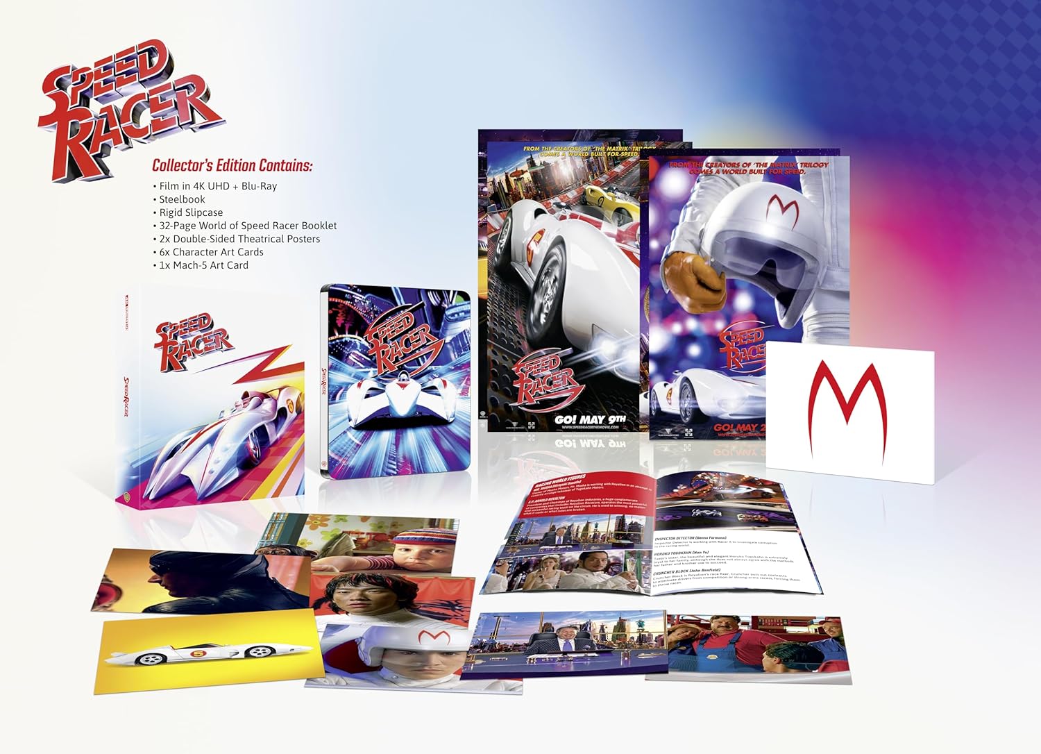 Speed Racer (4K UHD, Limited Collector's Edition Steelbook, Region