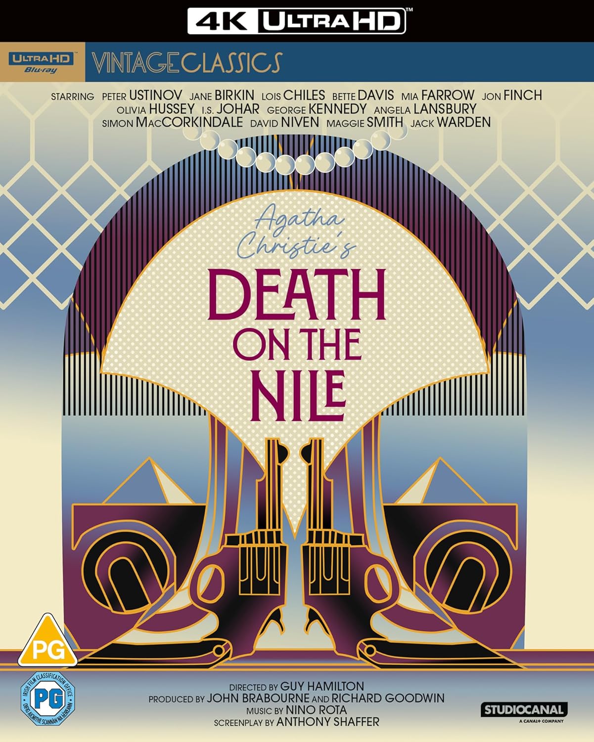 Death on the Nile (4K UHD, Region Free) w/SLIP – Orbit DVD, image size:1201x1500