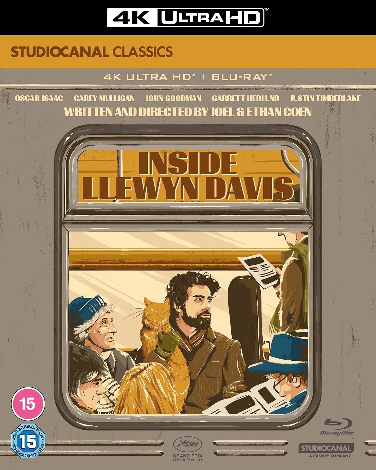 Inside Llewyn Davis (4K UHD, StudioCanal UK, Region Free/B)