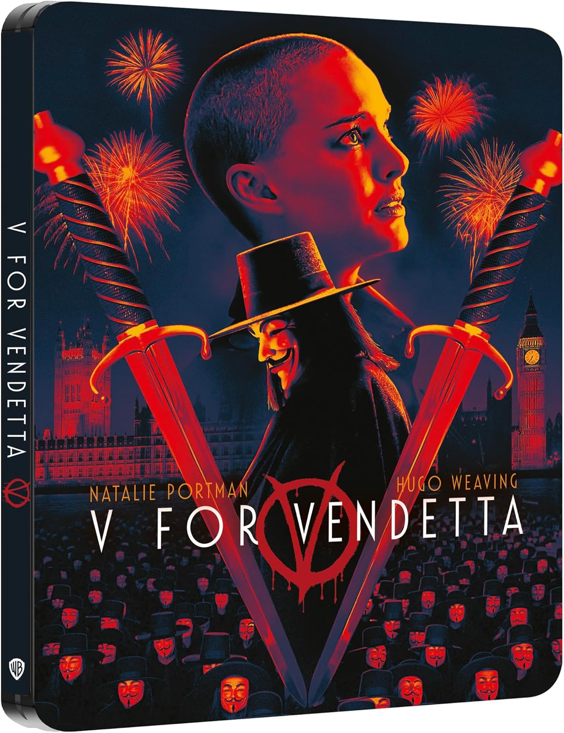 V for Vendetta (4K UHD, UK Limited Edition Steelbook, Region Free)