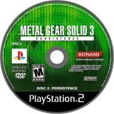 Metal Gear Solid 3 Subsistence Playstation 2 LOOSE