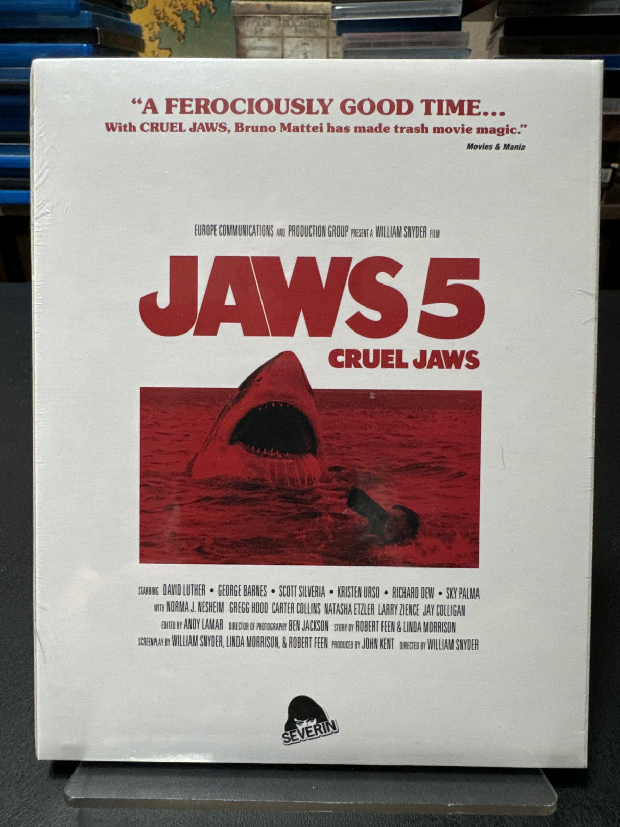 Cruel Jaws (w/Jaws 5 Slipcover!)